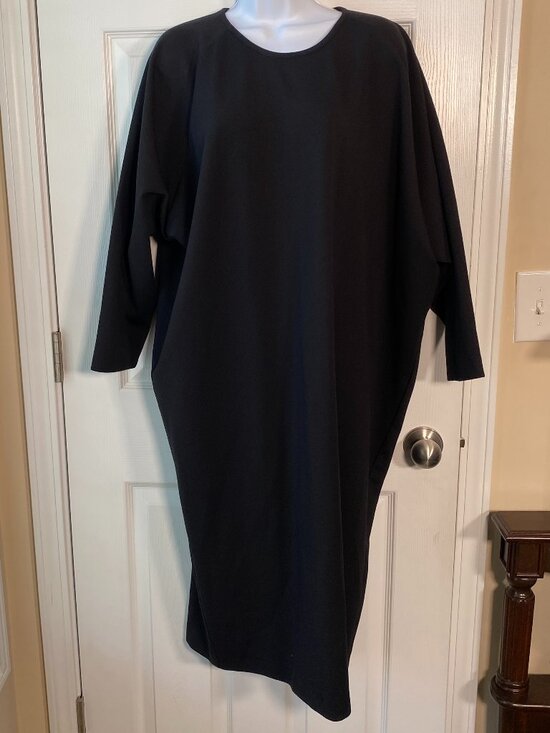Revert Dresses & Skirts - NWOT Revert | Black Dolman Sleeve Cocoon Maxi Dress | Made in USA | Size M